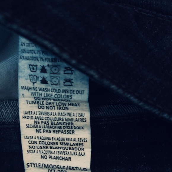 Yummie Tummie control Dark Skinny Jean Size 26 - Picture 5 of 6